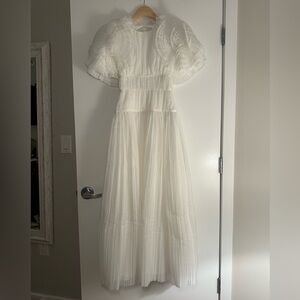 NWT Aje Expressive Ruffle Maxi Dress